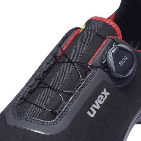 uvex 1 G2 6840243 ESD Biztonsági csizma S3 Cipőméret (EU): 43 Piros-fekete 1 pár 4. kép