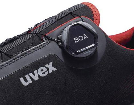 uvex 1 G2 6840243 ESD Biztonsági csizma S3 Cipőméret (EU): 43 Piros-fekete 1 pár 7. kép