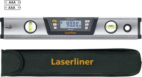 Digitális vízmérték mágnessel 400 mm 90° 0,5 mm/m, Laserliner DigiLevel Pro 40 081.270A 2. kép