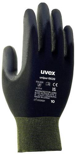 uvex unilite / unipur 6024808 Poliamid, Poliuretnán Szerelő kesztyű Méret (kesztyű): 8 1 pár