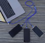 Smrter USB töltőkábel USB 2.0 USB-A dugó, USB-C® dugó, USB-C® dugó, USB-C® dugó 1.20 m Kék SMRTER_TR 4. bélyegkép