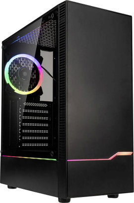 Kolink INSPIRE K9 Midi torony Gaming doboz, Ház Fekete