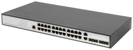 Digitus DN-80221-3 19-os hálózati switch RJ45/SFP 24 + 4 Port