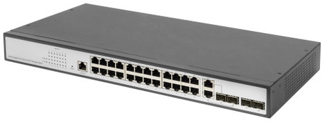 Digitus DN-80221-3 19-os hálózati switch RJ45/SFP 24 + 4 Port