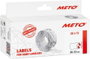 METO Ár etikett 9506163 Véglegesen tapadó Etikett szélesség: 26 mm Etikett magasság: 12 mm Fehér 1 d bélyegkép