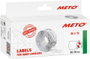 METO Ár etikett 9506166 Leoldható Etikett szélesség: 26 mm Etikett magasság: 16 mm Fehér 1 db bélyegkép