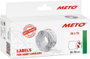 METO Ár etikett 9506166 Leoldható Etikett szélesség: 26 mm Etikett magasság: 16 mm Fehér 1 db 2. bélyegkép