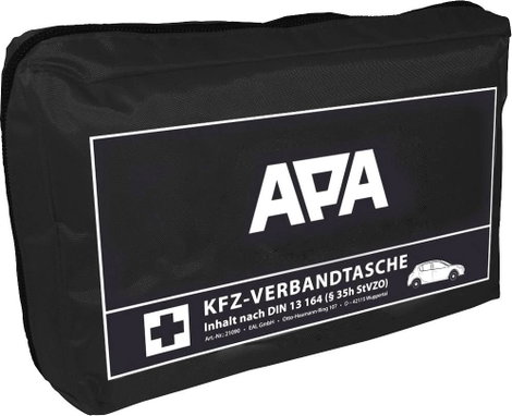 APA 21090 Elsősegély táska (Sz x Ma x Mé) 25.5 x 7 x 14.5 cm DIN 13164 02-2022 1 db