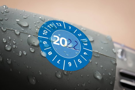 Avery-Zweckform 7903 Ellenőrző plakett 20XX Kék (Ø) 30 mm 30 mm 80 db 3. kép