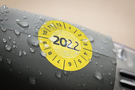 Avery-Zweckform 7902 Ellenőrző plakett 20XX Sárga (Ø) 30 mm 30 mm 80 db 5. kép