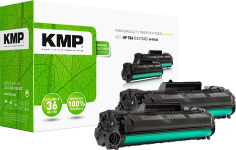 KMP H-T152D Toner Dual helyettesíti HP HP 78A (CE278A) Fekete Kompatibilis Toner, 2 db