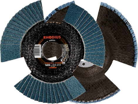 Rhodius 211304 VISION PRO PACK Felületcsiszoló korong Ø 125 mm Furat átmérő 22.23 mm 5 db