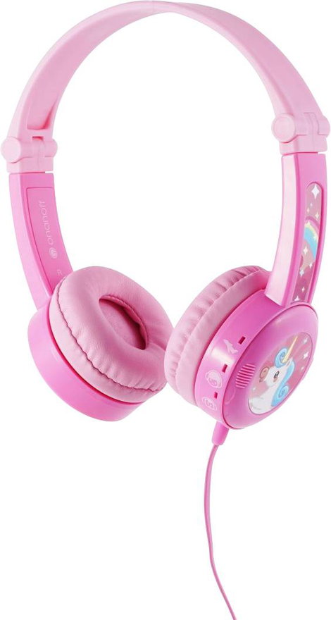 onanoff Travel Gyermek On Ear headset Vezetékes Rózsaszín Összehajtható, Headset, Hangerő korlátozás 2. kép