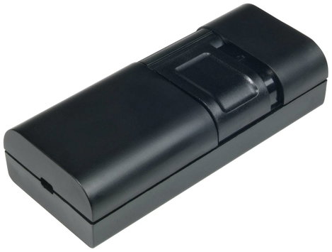 interBär 8116-004.01 LED-es zsinóros dimmer Fekete Kapcsolási teljesítmény (min.) 7 W Kapcsolási tel