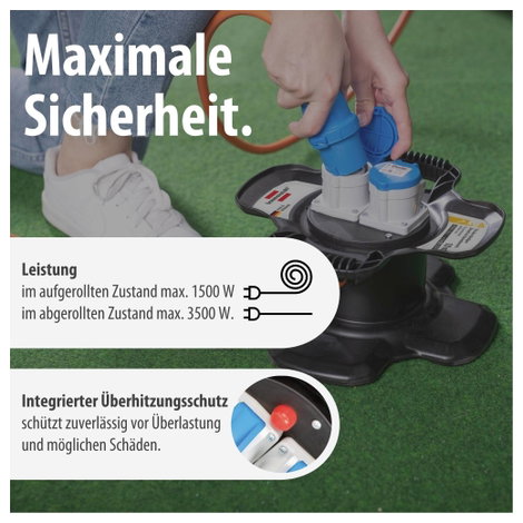 Brennenstuhl 1169730101 10.00 m Narancs CEE dugó, 16 A, 3 pólusú 5. kép