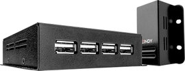 LINDY 50m 4 Port USB 2.0 Cat.5 Extender RJ45 USB extender RJ45 hálózati kábelen keresztül 50 m