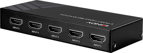 LINDY 5 Port HDMI 18G Switch 5 port HDMI switch Távirányítóval 3840 x 2160 pixel 5. kép