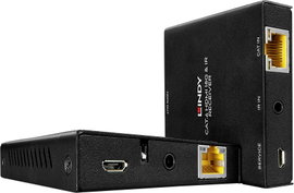 LINDY HDMI 18G & IR Extender HDMI™ HDMI extender RJ45 hálózati kábelen keresztül 50 m