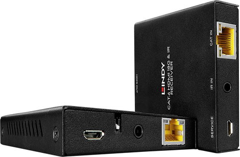 LINDY HDMI 18G & IR Extender HDMI™ HDMI extender RJ45 hálózati kábelen keresztül 50 m