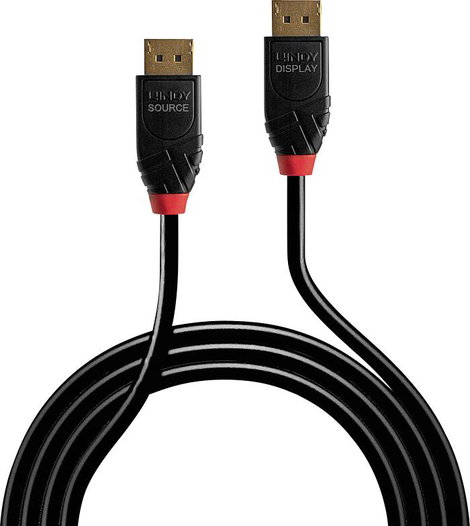 LINDY Kijelző csatlakozó Csatlakozókábel DisplayPort dugó, DisplayPort dugó 7.50 m Fekete 41168 aran 3. kép