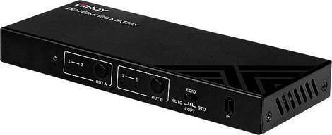 LINDY 2x2 HDMI 18G Matrix Switch 2+2 port HDMI mátrix switch 4096 x 2160 pixel Fekete 3. kép