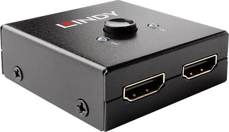 LINDY 2 Port HDMI 18G Bidirektionaler Switch 2 port HDMI switch 3840 x 2160 pixel 2. kép