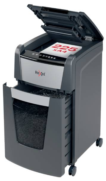 Rexel Optimum AutoFeed+ 225X Iratmegsemmisítő 225 lap Részecskevágás 4 x 25 mm P-4 60 l Szintén megs 2. kép