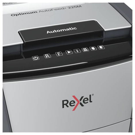 Rexel Optimum AutoFeed+ 225M Iratmegsemmisítő 225 lap mikrovágás 2 x 15 mm P-5 60 l Szintén megsemmi 3. kép