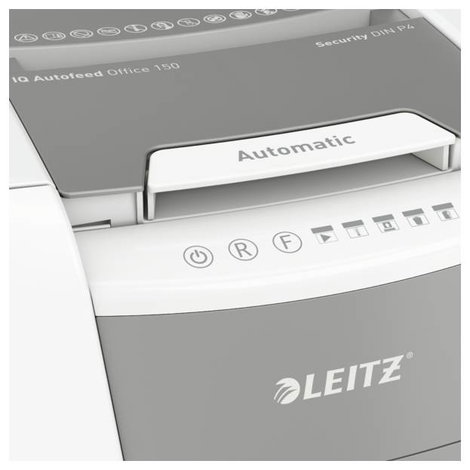 Leitz IQ Autofeed Office 150 Iratmegsemmisítő 150 lap Részecskevágás P-4 44 l Szintén megsemmisíti G 2. kép