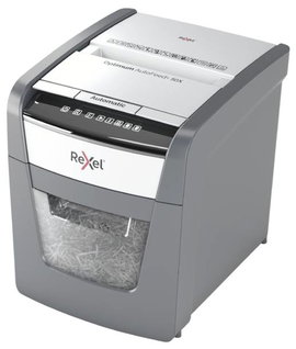 Részecskevágós iratmegsemmisítő 20 l max. 50 lap, Rexel Optimum AutoFeed+ 50X