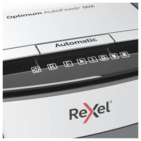 Részecskevágós iratmegsemmisítő 20 l max. 50 lap, Rexel Optimum AutoFeed+ 50X 2. kép