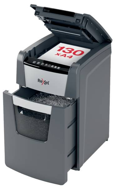 Rexel Optimum AutoFeed+ 130X Iratmegsemmisítő 130 lap Részecskevágás 4 x 28 mm P-4 44 l Szintén megs 2. kép
