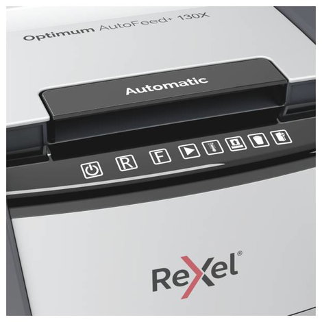 Rexel Optimum AutoFeed+ 130X Iratmegsemmisítő 130 lap Részecskevágás 4 x 28 mm P-4 44 l Szintén megs 4. kép