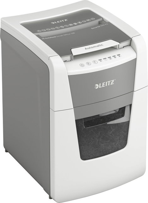 Leitz IQ Autofeed Small Office 100 Iratmegsemmisítő 100 lap Részecskevágás P-4 34 l Szintén megsemmi
