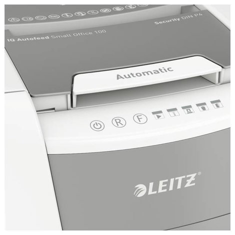 Leitz IQ Autofeed Small Office 100 Iratmegsemmisítő 100 lap Részecskevágás P-4 34 l Szintén megsemmi 2. kép