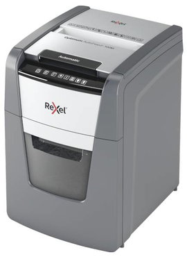 Rexel Optimum AutoFeed+ 100M Iratmegsemmisítő 100 lap mikrovágás 2 x 15 mm P-5 34 l Szintén megsemmi