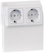 75584 Elektromos vezetékcsatorna rendszer Szerelvénydoboz Fehér 1 db 2. bélyegkép