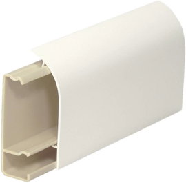 75080 Elektromos vezetékcsatorna rendszer Szegélyléc 2000 mm Fehér 1 db