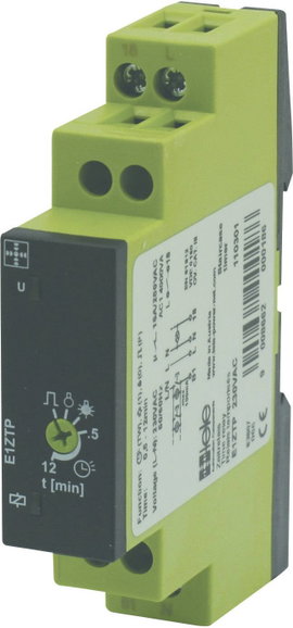 tele 110301 E1ZTP 230V AC Lépcsőház világítás automata Multifunkció 1 db Időtartomány: 0.5 - 12 perc