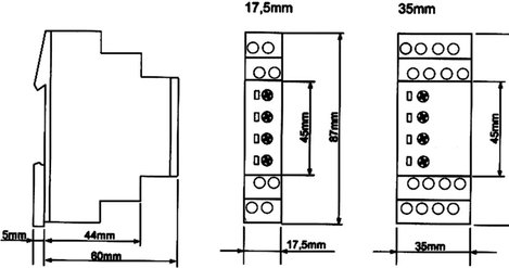tele 110301 E1ZTP 230V AC Lépcsőház világítás automata Multifunkció 1 db Időtartomány: 0.5 - 12 perc 3. kép