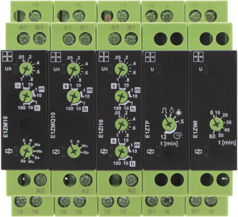 tele 111100 E3ZM20 12-240V AC/DC Időrelé Multifunkció 1 db 2 váltó 2. kép
