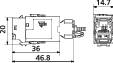 Metz Connect 130B21-E RJ45 beépíthető modul Keystone CAT 6A 4. kép