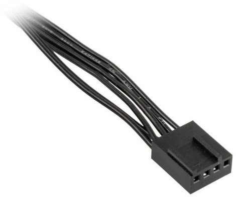 Y kábel PC ventilátor [1x Számítógép ventilátor alj, 4 pólusú - 4x Számítógép ventilátor alj, 4 pólu 2. kép