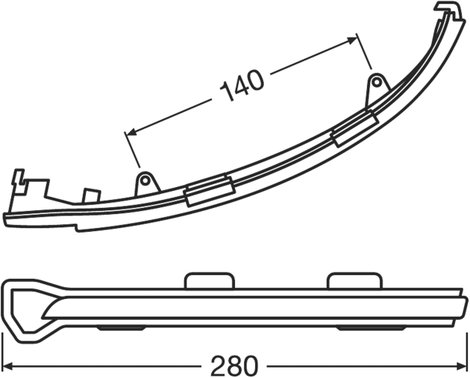 OSRAM LEDDMI 5G0 BK S LEDriving® Black Edition Tükör villogó, Irányjelző Volkswagen Volkswagen Golf 33. kép