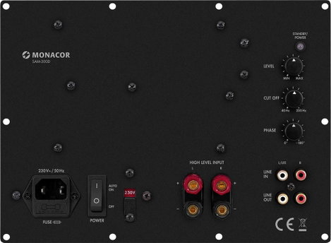 Monacor SAM-300D Beépített erősítőmodul 300 W