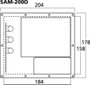 Monacor SAM-200D Beépített erősítőmodul 200 W 3. bélyegkép