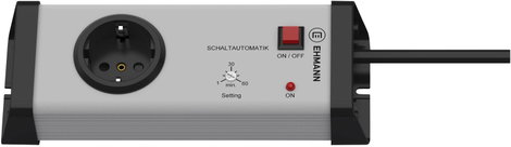 Ehmann 0217c01012a01 Elosztó 1 részes Szürke, Fekete Védőérintkezős 1 db