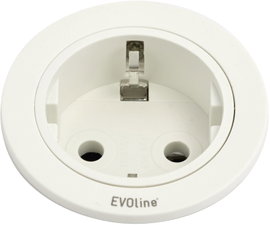 EVOline 159280004300 Beépíthető elosztó 1 részes Fehér 1 db