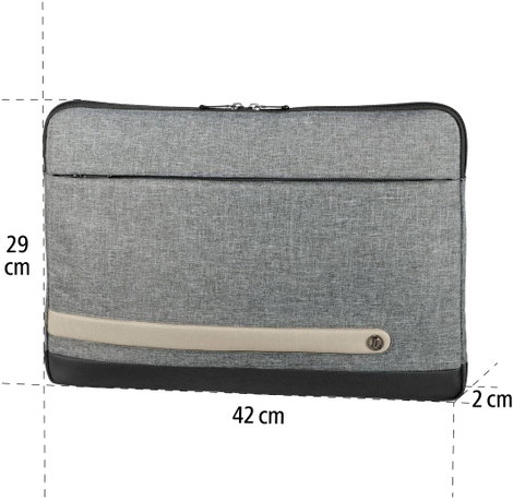 Hama Notebook tasak Alkalmas: Max.: 39,6 cm (15,6) Szürke 6. kép