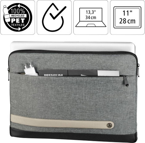 Hama Notebook tasak Terra Alkalmas: Max.: 33,8 cm (13,3) Szürke 2. kép